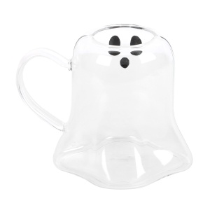 Cana 3d din sticla, in forma de fantoma, Casper 600 ml - Img 2