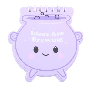 Carnetel in forma de cazan Pastel Cauldron - Ideas Are Brewing, 11,5 cm