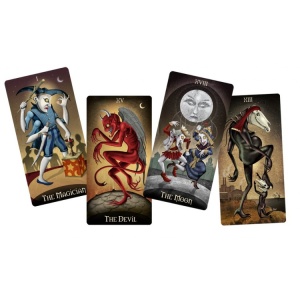 Carti Tarot Deviant Moon – Borderless Edition, 78 carti + ghid in limba engleza | US Games - Img 3