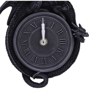 Ceas de perete gotic cu dragon Time to Burn 20.5 cm - Img 6