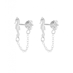 Cercei lantisor din argint Calut de Mare 11mm