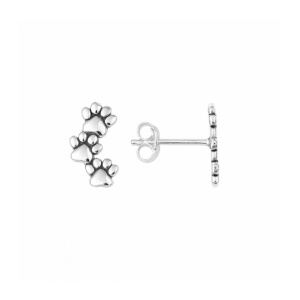 Cercei micuti argint Labute de caine 1.2 cm