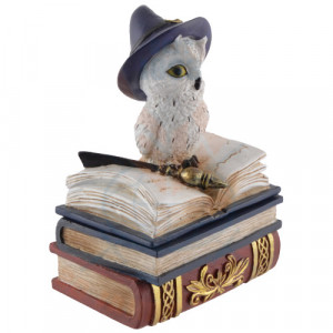 Cutie bijuterii bufnita Witch snow owl 11cm - Img 4