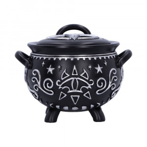 Cutie bijuterii in forma de cazan Witch Energy 15.4 cm - Img 3