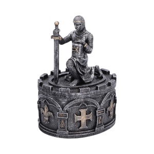 Cutie pentru bijuterii The Pledge – decor medieval ( 11.5 cm) - Img 5