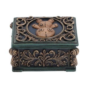 Cutie pentru bijuterii Voodoo – decor gotic fantasy ( 7 cm ) - Img 3