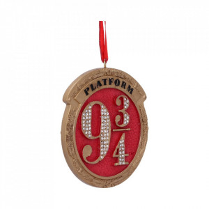 Decoratiune cu agatatoare Harry Potter - Platforma 9 3/4 8.2 cm - Img 5