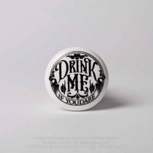Dop pentru sticla model gotic design Alchemy England - Drink me If You Dare 6 cm