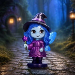 Figurina de colectie zana vrajitoare Hex 8,8 cm - Spirit Fairies - Img 7