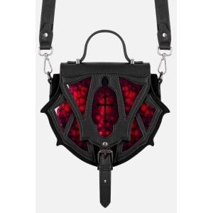 Geanta gotica Dark Romance Bloodspire inspirata de vitralii gotice - Restyle