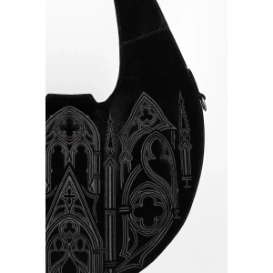 Geanta gotica Gothic Cathedral Velouria din catifea - Restyle - Img 5