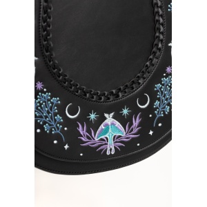 Geantuta de umar din piele ecologica cu broderie Moon Glow - Img 7