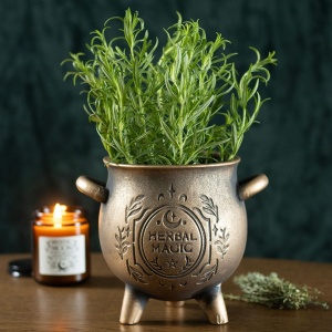 Ghiveci teracota Green Witch - Herbal Magic 20 cm
