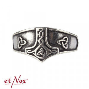 Inel argint Ciocanul lui Thor 1,3cm - Img 3