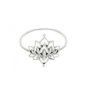Inel din argint 925 Floare de Lotus delicata – simbol al armoniei si iluminarii spirituale