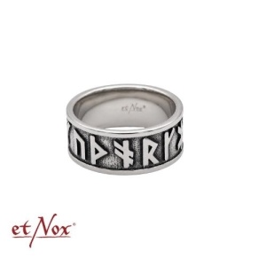 Inel Rune din inox etNox - Protectie si traditie nordica - Img 2