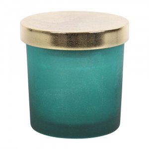 Lumanare cele 7 chakre cu bucatele de Aventurin - Chakra inimii (aroma menta) - Img 4