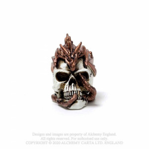 Mini statueta dragon pe craniu 3.6cm - Img 3