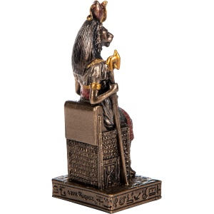 Mini statueta mitologica zeita egipteana Sekhmet 8 cm - Img 4