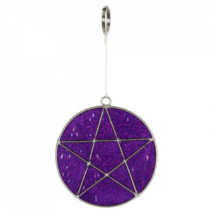 Mini suncatcher Pentagrama Mistica 13 cm