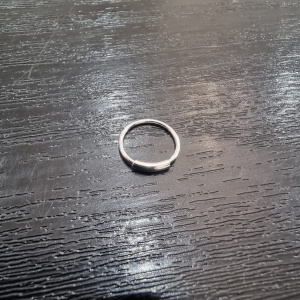 O bucata cercel piercing pentru nas din argint Arcy 8 X 0.5mm - Img 3
