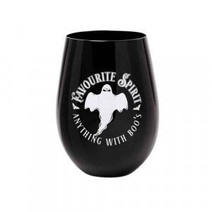 Pahar de vin negru BOOtiful 540 ml