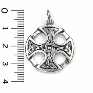 Pandantiv argint Cruce Celtica 3.5cm - Img 3