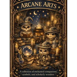 Pandantiv Corbul Corvinus cu Craniu - Academia Artelor Arcane - Img 3