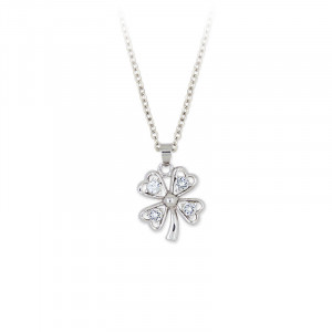 Pandantiv cu cristale Swarovski Vise de Cristal - Trifoi norocos