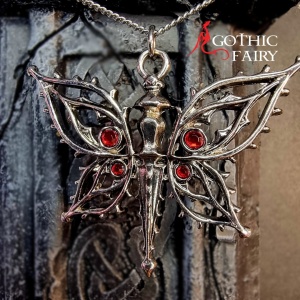 Pandantiv cu lantisor Copiii Noptii - Requiem, placat cu argint, 5 cm - Img 5