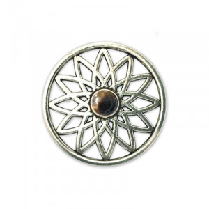 Pandantiv Dreamcatcher cu Ochi de Tigru, talisman pentru Protectie si Implinire