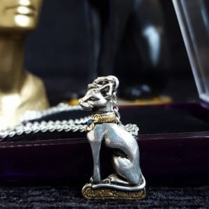 Pandantiv zeita egipteana Bastet – talisman al protectiei si intuitiei, 3 cm - Img 4