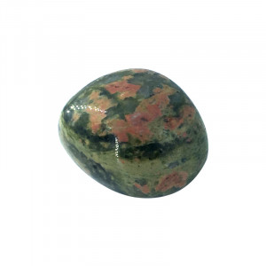 Piatra semipretioasa Unakit, 1 buc de 3 cm, talisman pentru Echilibru