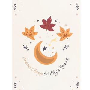 Placuta decorativa MDF Seasons Change 43cm - Img 3