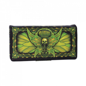 Portofel lung embosat Absinthe - La Fee Verte - 18 cm - Img 2