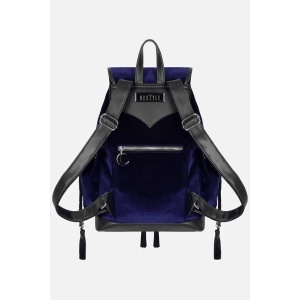 Rucsac gotic dark celestial Moonlit Meadow din catifea - Restyle - Img 4