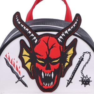Rucsac mic din piele ecologica Stranger Things - Hellfire Club - Img 5