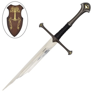 Sabie decorativa cu suport Stapanul Inelelor - Isildur 76.5 cm