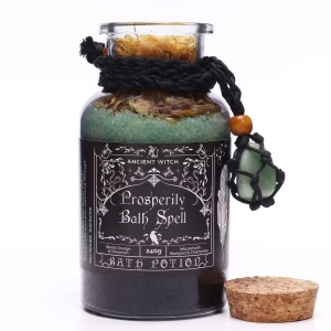 Sare de Baie Ancient Witch cu Pandantiv Aventurin – Prosperitate, 240 g - Img 2