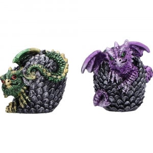 Set 4 statuete dragonei - Eggling Hoard 5 cm - Img 6