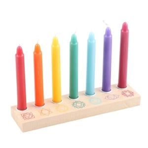 Set cadou cu cristale si lumanari Chakra Energy - Img 2
