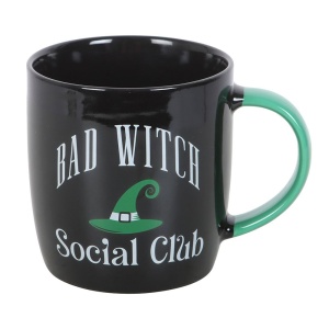 Set cana ceramica si suport Bad Witch Social Club, capacitate 340 ml - Img 3