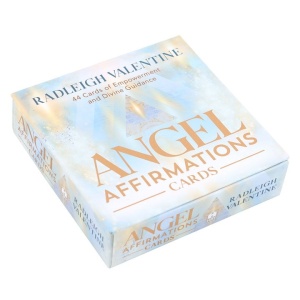 Set de carduri cu mesaje de afirmatii pozitive Angel Affirmations de Radleigh Valentine - Img 1