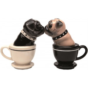 Set solnita si pipernita Catelusi Pug in Cescute