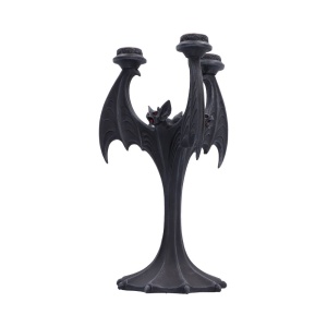 Sfesnic gotic pentru 3 lumanari Nocturnal Flame 28 cm - Nemesis Now - Img 2