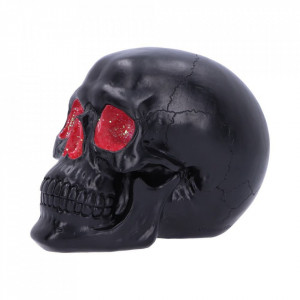 Statueta craniu Geode - rosu 17 cm - Img 4