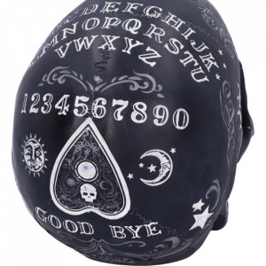 Statueta craniu Spirit Board - negru 20cm - Img 7