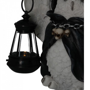 Statueta cu led bufnita alba Reapers Flight 17cm - Img 6