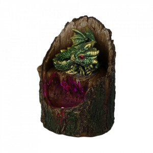 Statueta cu led dragon Arboreal Hatchling - verde 10cm - Img 2