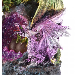 Statueta cu led Familia de dragoni 21 cm - Img 5
